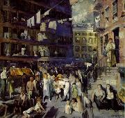 George Wesley Bellows George Wesley Bellows: Cliff Dwellers oil painting on canvas